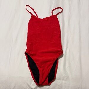 Jolyn Red Onepiece Swimsuit - Chevy Size 28